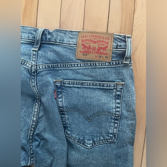 Classic Blue Levi’s 514 Denim Jeans 32 x 32 - Picture 8 of 10